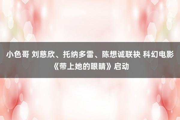 小色哥 刘慈欣、托纳多雷、陈想诚联袂 科幻电影《带上她的眼睛